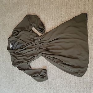 Bar III Olive Green Dress